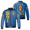 Imperial Court Anubis Egyptian Style Personalized Zip Bomber Jacket, Custom Court Name City State S-5XL