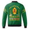 Imperial Court Anubis Egyptian Style Personalized Zip Bomber Jacket, Custom Court Name City State S-5XL