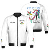Customized OES If The Shoes Fits Order Of the Eastern Star Bomber Jacket S-5XL