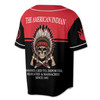 Custom Name Native Amercia Indian Tribal Skull Baseball Jersey S-5XL