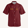 Customized Eye of Providence and Masonic Columns Freemason Master Mason Button Down Shirt S-5XL