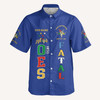 Custom 1850 OES Order Of The Eastern Star Button Down Shirt S-5XL