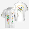 Custom 1850 OES Order Of The Eastern Star Button Down Shirt S-5XL