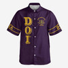 Personalized Court Name City State Anubis Egyptian Style Black Gold Button Down Shirt S-5XL