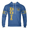 Personalized Court Name City State Anubis Egyptian Style Black Gold Streetwear Hoodie S-5XL
