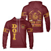 Personalized Court Name City State Anubis Egyptian Style Black Gold Streetwear Hoodie S-5XL