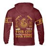 Personalized Court Name City State Anubis Egyptian Style Black Gold Streetwear Hoodie S-5XL