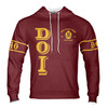 Personalized Court Name City State Hoodie, Anubis Egyptian Style Black Gold Streetwear