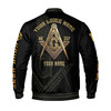 Custom Freemason Masonic Symbol 3D Baseball Jacket S-5XL