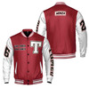 Customize Baseball Jacket, Personalize Text, Number and Color, All Season Varsity Jacket, Unisex Bomber Jacket, Jacket for Team