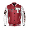 Customize Baseball Jacket, Personalize Text, Number and Color, All Season Varsity Jacket, Unisex Bomber Jacket, Jacket for Team