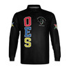 Personalized OES With State Line Order of The Eastern Star Long Sleeve Polo Shirt S-5XL