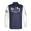 Customized Prince Hall Mason F&AM 1787 Freemasonry Long Sleeve Polo Shirt S-5XL