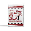 Custom Name Heroines Of Jericho Shoe Heel White Red Leather Passport Wallet