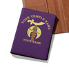 Custom Daughters of Sphinx Symbol Priestess Silhouette Leather Passport Wallet