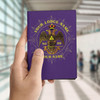 Custom Wings Down Scottish Rite 32° Masonic Simple Leather Passport Wallet