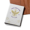 Custom Wings Up Scottish Rite 32° Mason Stars Pattern Leather Passport Wallet