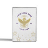 Custom Wings Up Scottish Rite 32° Mason Stars Pattern Leather Passport Wallet