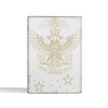 Custom Wings Up Scottish Rite 32° Mason Stars Pattern Leather Passport Wallet