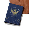 Custom Wings Up Scottish Rite 32° Mason Stars Pattern Leather Passport Wallet