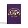 Custom Shriners Symbol Masonic Double Cobras Leather Passport Wallet