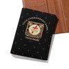 Custom Knights Templar Symbol Masonic Crosses Pattern Leather Passport Wallet