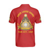 Customized Freemasonry Past Master Masonic Men's Polo Shirt S-5XL