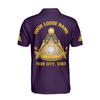 Customized Freemasonry Past Master Masonic Men's Polo Shirt S-5XL