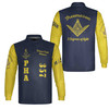 Customized Prince Hall Mason F&AM 1787 Freemasonry Long Sleeve Polo Shirt S-5XL