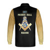 Customized Prince Hall Mason F&AM 357 Freemasonry Long Sleeve Polo Shirt S-5XL