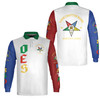 Custom 1850 OES Order Of The Eastern Star Unisex Long Sleeve Polo Shirt S-5XL