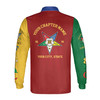 Custom 1850 OES Order Of The Eastern Star Unisex Long Sleeve Polo Shirt S-5XL