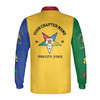 Custom 1850 OES Order Of The Eastern Star Unisex Long Sleeve Polo Shirt S-5XL
