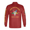 Personalized Multi-color Order of the Eastern Star OES Long Sleeve Polo Shirt S-5XL