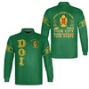 Custom DOI Zip , Anubis Egyptian Style, Personalized Court Name City State Long Sleeve Polo Shirt S-5XL