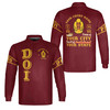 Anubis Egyptian Pharaoh Personalized Long Sleeve Polo Shirt, Custom Court Name City State Unisex Tops S-5XL