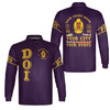 Anubis Egyptian Pharaoh Personalized Long Sleeve Polo Shirt, Custom Court Name City State Unisex Tops S-5XL