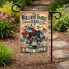 Personalized Patriotic Garden Flag Eagle Liberty Bell 1776-2026 Family Name