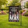 Personalized Patriotic Dog Garden Flag 1776-2026 250th Yard Decor