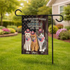Personalized Patriotic Dog Garden Flag 1776-2026 250th Yard Decor