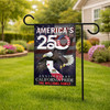 Personalized US State Patriotic Eagle Garden Flag 250th Anniversary 1776-2026