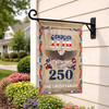 Personalized 1776 Patriotic Eagle Garden Flag 250 Years of Freedom Decor