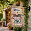Personalized 1776 Patriotic Eagle Garden Flag 250 Years of Freedom Decor