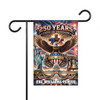 Personalized 250 Years Faith and Freedom Patriotic Garden Flag 1776-2026