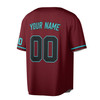 Custom Black Teal Baseball Jersey Minimal Pattern Personalized Name & Number - Adult, Youth, Kid