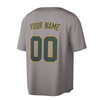 Custom Green Gold Trim Baseball Jersey - Personalized Name & Number - Adult, Youth, Kid