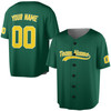 Custom Green-Yellow Baseball Jersey - Personalized Name & Number - Adults & Kids