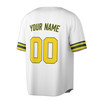 Custom Yellow Baseball Jersey – Minimalist Pattern, Personalized Name & Number – Adult, Youth, Kid