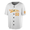 Custom Orange Baseball Jersey - Personalized Name & Number - Adults & Kids