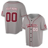 Custom Maroon Baseball Jersey - Personalized Name & Number - Family Adults & Kids